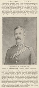 Leutnant W E Stairs, RE, Zweiter Kommandant der afrikanischen Expedition von Mr Stanley von English Photographer