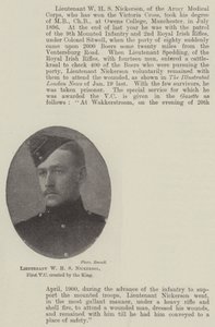 Leutnant W H S Nickerson, das erste Victoria-Kreuz, das vom König verliehen wurde von English Photographer