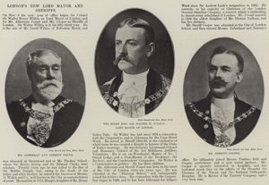 Londons neuer Lord Mayor und Sheriffs von English Photographer