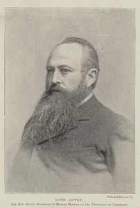 Lord Acton, der neue Regius-Professor für moderne Geschichte an der Universität Cambridge von English Photographer