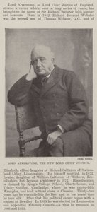 Lord Alverstone, der neue Lord Chief Justice von English Photographer