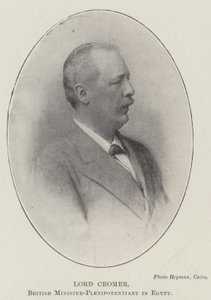 Lord Cromer, britischer Minister-Plenipotentiary in Ägypten von English Photographer