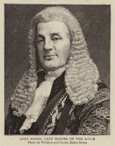 Lord Esher, ehemaliger Master of the Rolls von English Photographer
