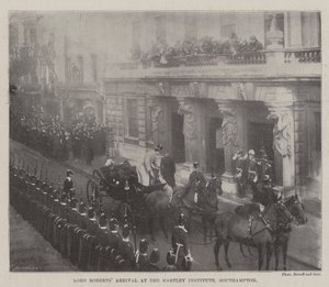 Lord Roberts Ankunft im Hartley Institute, Southampton von English Photographer
