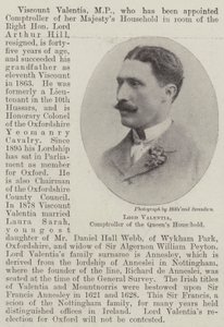 Lord Valentia, Haushofmeister der Königin von English Photographer