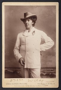 MS 81783 A, Oscar Wilde, ca. 1893 (s/w Foto) von English Photographer