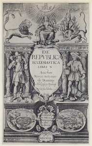 M A de Dominis, De republica ecclesiastica, G Norton und J Bill 1617 von English Photographer