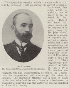 M Kuncheff, der ermordete bulgarische Bildungsminister von English Photographer