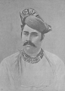 Maharaja Shivaji Rao Holkar von Indore