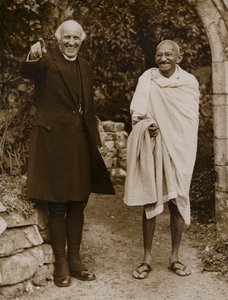 Mahatma Gandhi, indischer Führer der Unabhängigkeitsbewegung von der britischen Herrschaft von English Photographer