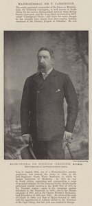 Generalmajor Sir Frederick Carrington, KCMG, neuer Kommandeur der Streitkräfte in Südafrika