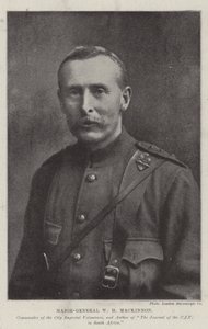 Generalmajor W H Mackinnon, Kommandant der City Imperial Volunteers und Autor von The Journal of the CIV in South Africa von English Photographer