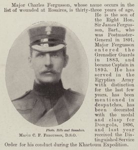 Major C F Fergusson, DSO von English Photographer