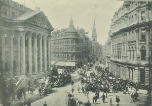 Mappin und Webb, Cheapside, vom Mansion House Blick nach Westen, City of London, 1890