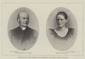 Hochzeit des Bischofs von Coventry und Miss Ethel Newton von English Photographer