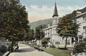 Matlock Bath, Die Promenade von English Photographer