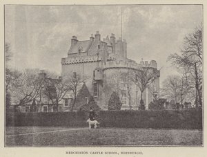 Merchiston Castle School, Edinburgh (Gravur) von English Photographer