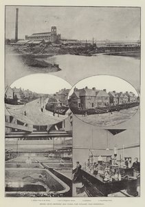 Messers Lever Brothers Seifenfabrik, Port Sunlight, bei Birkenhead