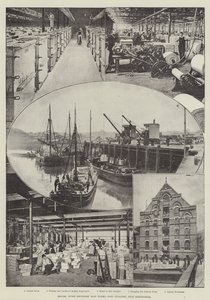 Messers Lever Brothers Seifenfabrik, Port Sunlight, bei Birkenhead