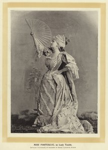 Miss Fortescue als Lady Teazle
