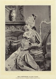 Miss Fortescue als Lady Teazle