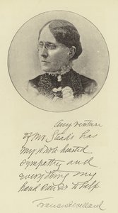 Fräulein Frances E Willard von English Photographer