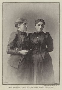 Miss Frances E. Willard und Lady Henry Somerset von English Photographer