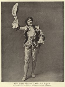 Miss Jessie Preston als Little Jack Sheppard von English Photographer
