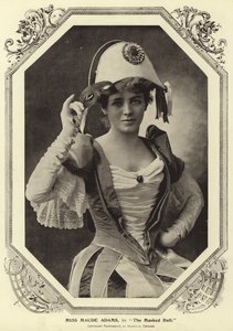 Miss Maude Adams in The Masked Ball von English Photographer