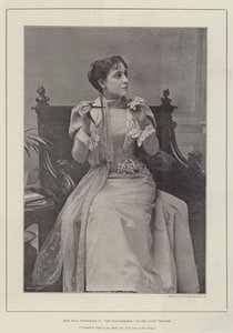 Miss Olga Nethersole in The Transgressor, im Court Theatre