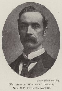 Herr Arthur Wellesley Soames, neuer Abgeordneter für South Norfolk von English Photographer