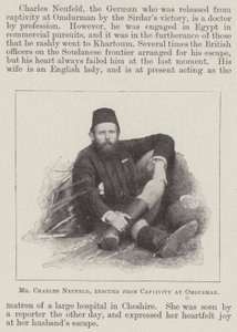 Mr. Charles Neufeld, aus der Gefangenschaft in Omdurman gerettet von English Photographer