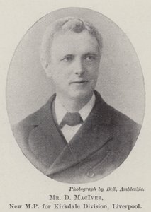 Mr. D. MacIver, neuer Abgeordneter für die Kirkdale Division, Liverpool von English Photographer