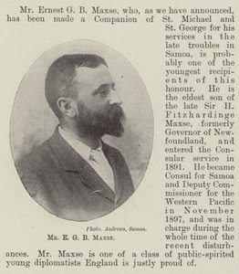 Mr. E. G. B. Maxse von English Photographer