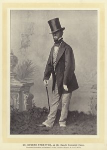 Mr Eugene Stratton als der Dandy Coloured Coon von English Photographer