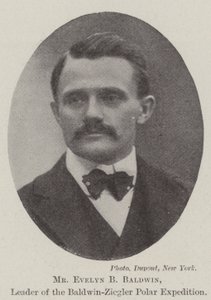 Herr Evelyn B Baldwin, Leiter der Baldwin-Ziegler-Polar-Expedition von English Photographer