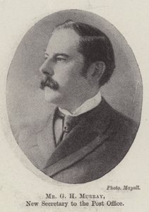Herr G H Murray, neuer Sekretär des Postamts von English Photographer