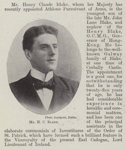 Herr H. C. Blake von English Photographer