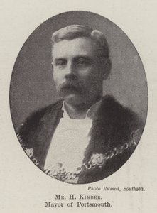 Mr. H. Kimber, Bürgermeister von Portsmouth von English Photographer