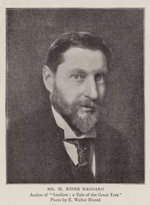 Mr. H. Rider Haggard, die Autoren unserer neuen Serie von English Photographer