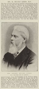 Herr Henry Hucks Gibbs, MP für die City of London von English Photographer