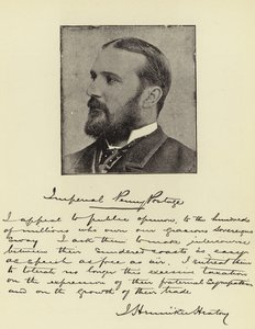 Herr J Henniker Heaton, MP, Penny-Postmaster-General des Reiches von English Photographer