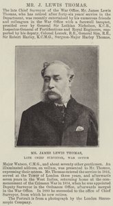 Herr James Lewis Thomas, verstorbener Chefvermesser, Kriegsministerium