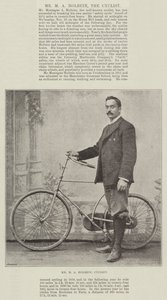 Herr M A Holbein, der Radfahrer von English Photographer