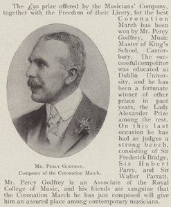 Mr. Percy Godfrey, Komponist des Krönungsmarsches von English Photographer