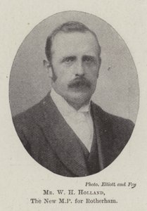 Mr W H Holland, der neue Abgeordnete für Rotherham von English Photographer