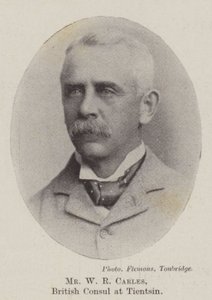 Mr. W. R. Carles, britischer Konsul in Tientsin von English Photographer