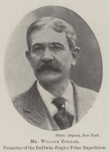 Herr William Ziegler, Förderer der Baldwin-Ziegler-Polar-Expedition von English Photographer