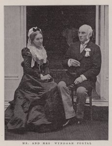 Herr und Frau Wyndham Portal von English Photographer