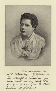 Mrs Annie Besant von English Photographer